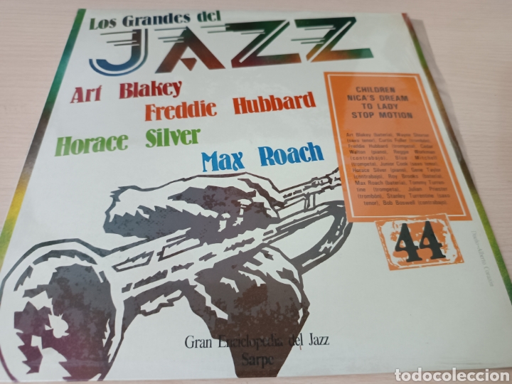 Discos de vinilo: VINILO LP, LOS GRANDES DEL JAZZ N&deg;44 - Foto 1