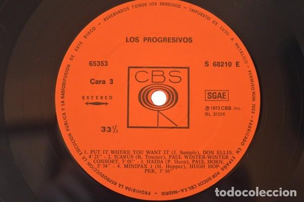 Discos de vinilo: Various - The Progressives (2xLP, Comp) Label:CBS Cat#: S 68210 E - Foto 4