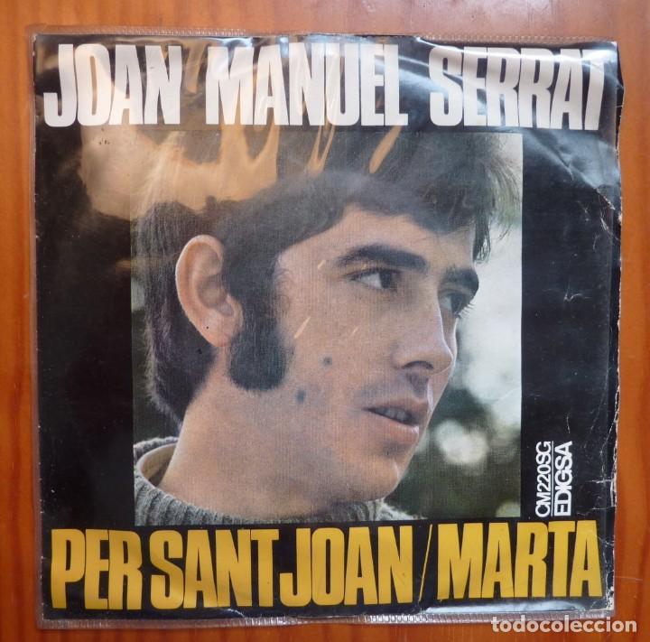 Discos de vinilo: JOAN MANUEL SERRAT / PER SANT JOAN / 1968 / SINGLE - Foto 1