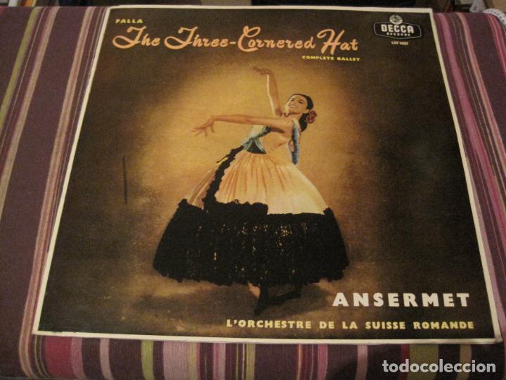 Discos de vinilo: LP THE THREE CORNERED HAT FALLA DECCA 5357 SPAIN 195??? GATEFOLD CL&Aacute;SICA - Foto 1