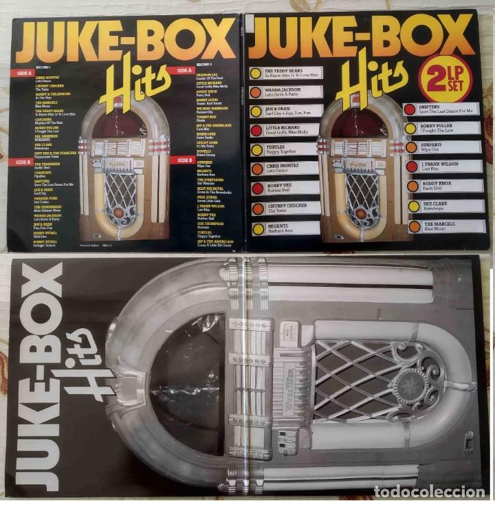Discos de vinilo: JUKE-BOX HITS - Disco doble de vinilo LP - Foto 1