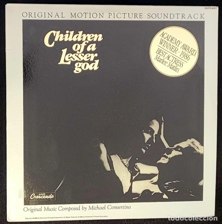 Discos de vinilo: HIJOS DE UN DIOS MENOR. MICHAEL CONVERTINO - Foto 1