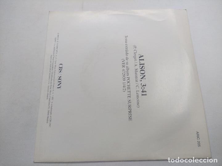 Discos de vinilo: JORDY/ALISON/SINGLE PROMOCIONAL. - Foto 3