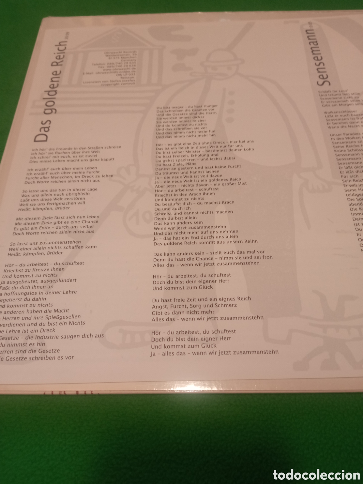 Discos de vinilo: Franz K.- Sensemann. - Foto 6