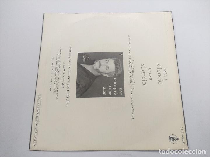 Discos de vinilo: JUAN PARDO/SILENCIO/SINGLE PROMOCIONAL. - Foto 3