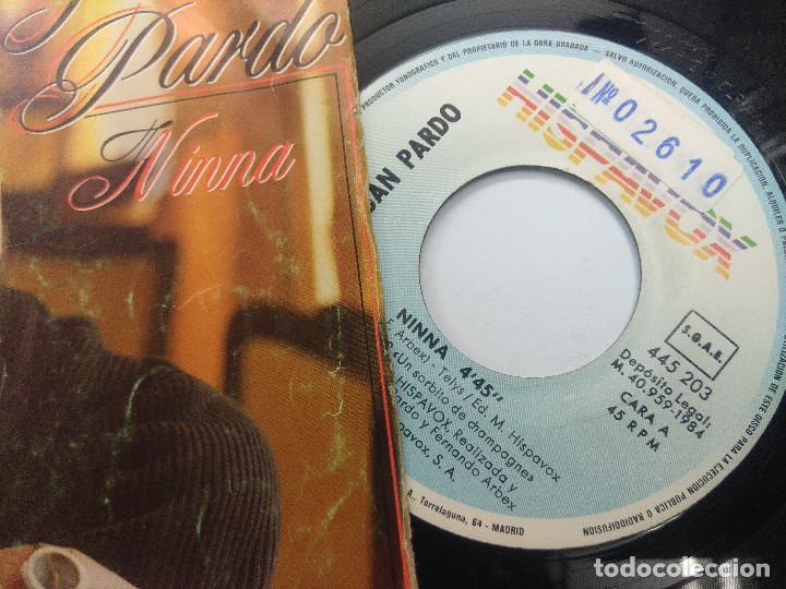 Discos de vinilo: JUAN PARDO/NINNA/SINGLE. - Foto 2