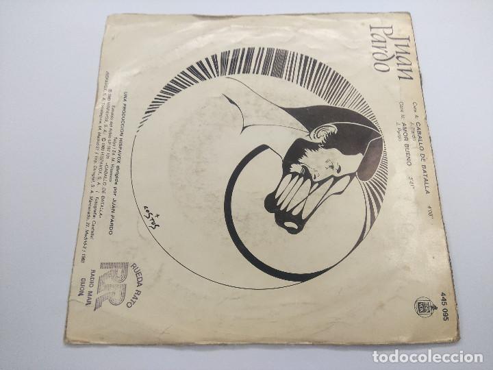 Discos de vinilo: JUAN PARDO/CABALLO DE BATALLA/SINGLE. - Foto 3