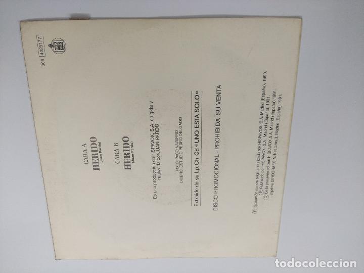 Discos de vinilo: JUAN PARDO/HERIDO/SINGLE PROMOCIONAL. - Foto 3