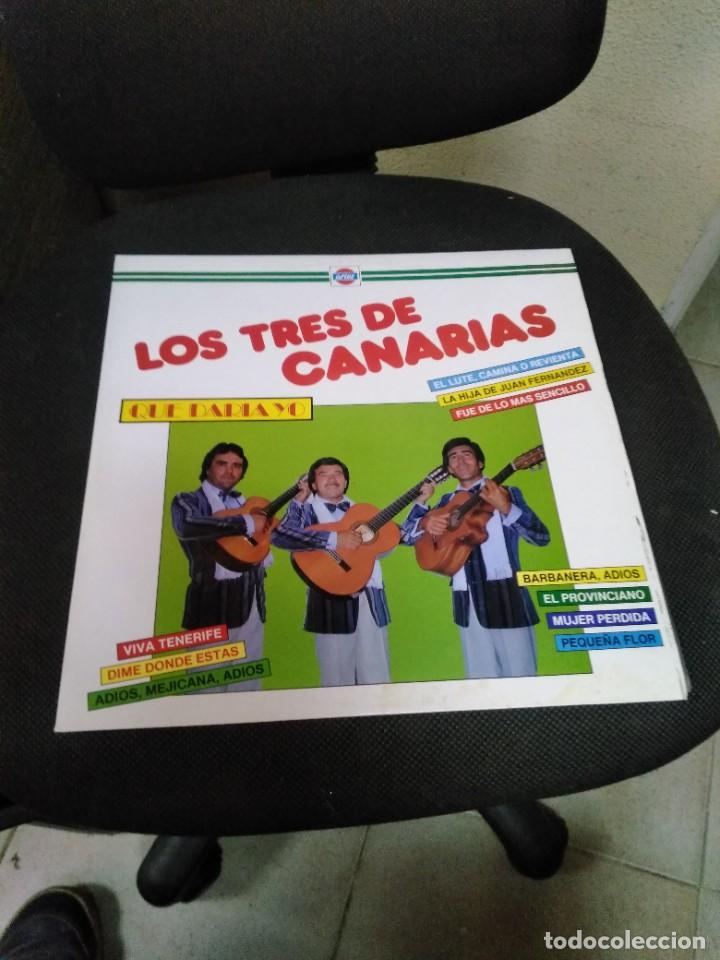 Discos de vinilo: disco lp los tres de canarias - Foto 1