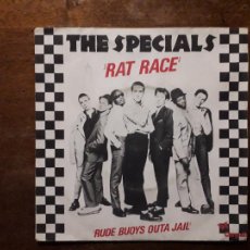 Discos de vinilo: THE SPECIALS - RAT RACE + RUDE BUOYS OUTA JAIL. Lote 362667045