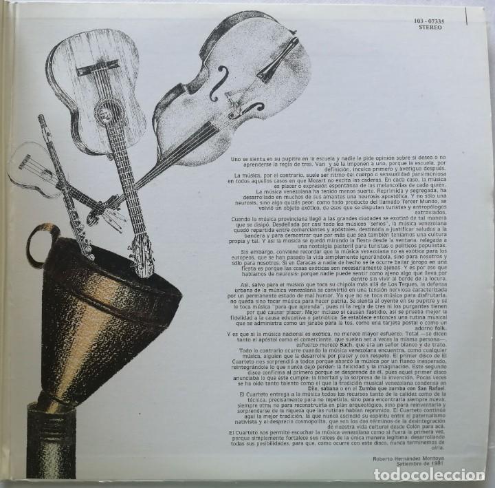 Discos de vinilo: El Cuarteto, El Cuarteto, Top Hits 103-07335, VENEZUELA - Foto 2