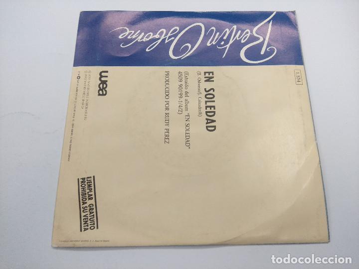 Discos de vinilo: BERTIN OSBORNE/EN SOLEDAD/SINGLE PROMOCIONAL. - Foto 3