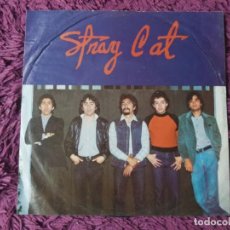 Discos de vinilo: STRAY CAT – AFUERA EN LAS CALLES ,VINYL 7” SINGLE 1981 MEXICO PRIVATE PRESSING 45-001. Lote 362701705