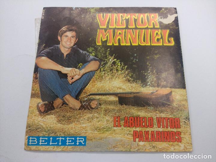 Discos de vinilo: VICTOR MANUEL/EL ABUELO VICTOR/SINGLE. - Foto 3