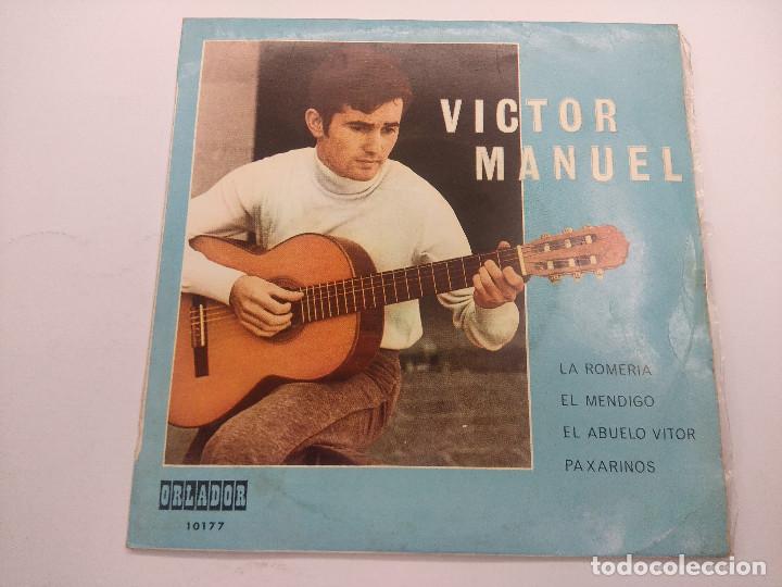 Discos de vinilo: VICTOR MANUEL/LA ROMERIA/SINGLE. - Foto 1