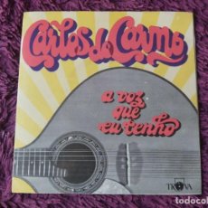 Discos de vinilo: CARLOS DO CARMO – A VOZ QUE EU TENHO, VINYL 7” EP, GATEFOLD 1975 PORTUGAL. Lote 362713325