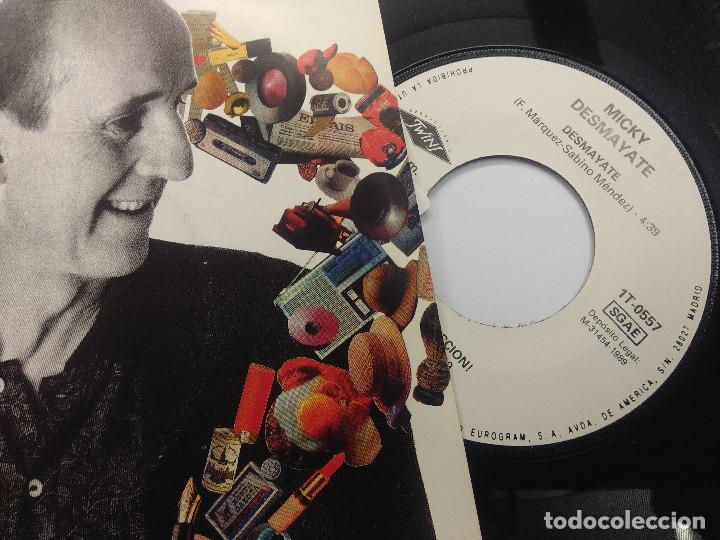 Discos de vinilo: MICKY/DESMAYATE/SINGLE. - Foto 2