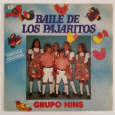 Discos de vinilo: GRUPO NINS 'BAILE DE LOS PAJARITOS' LP ÁLBUM VINILO 1981 INFANTIL LA YENKA EL MUNDO DE LA MÚSICA. Lote 362726195