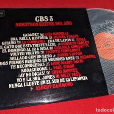 Discos de vinil: CBS 3 LP 1973 SPAIN CINQUETTI+MINNELLI+FUGAIN+JUBAL+CINQUETTI+PAUL SIMON+BILLY PAUL++. Lote 362726885