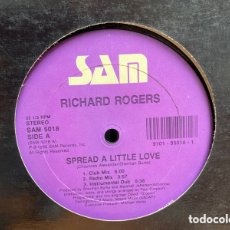 Discos de vinilo: RICHARD ROGERS - SPREAD A LITTLE LOVE (12”). Lote 362729745