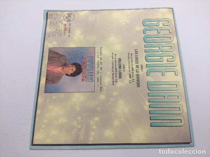 Discos de vinilo: GEORGIE DANN/LAS LUCES DE LA VERBENA/SINGLE. - Foto 3