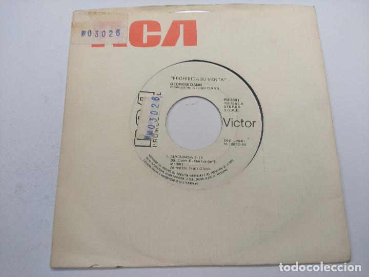 Discos de vinilo: GEORGIE DANN/MACUMBA/SINGLE PROMOCIONAL. - Foto 1