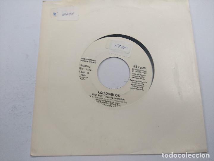 Discos de vinilo: LOS DIABLOS/PIUI PIUI/SINGLE PROMOCIONAL. - Foto 1