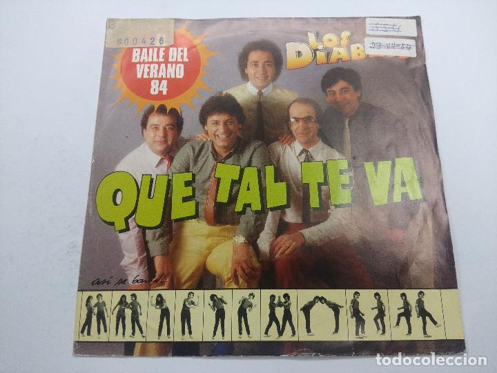 Discos de vinilo: LOS DIABLOS/QUE TAL TE VA/SINGLE. - Foto 1