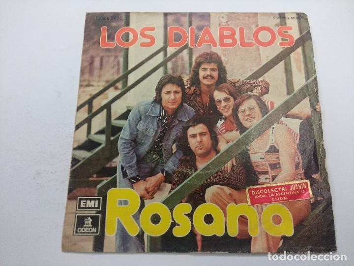 Discos de vinilo: LOS DIABLOS/ROSANA/SINGLE. - Foto 1