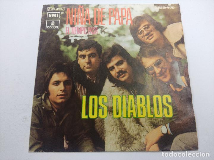 Discos de vinilo: LOS DIABLOS/NI&Ntilde;A DE PAPA/SINGLE. - Foto 1