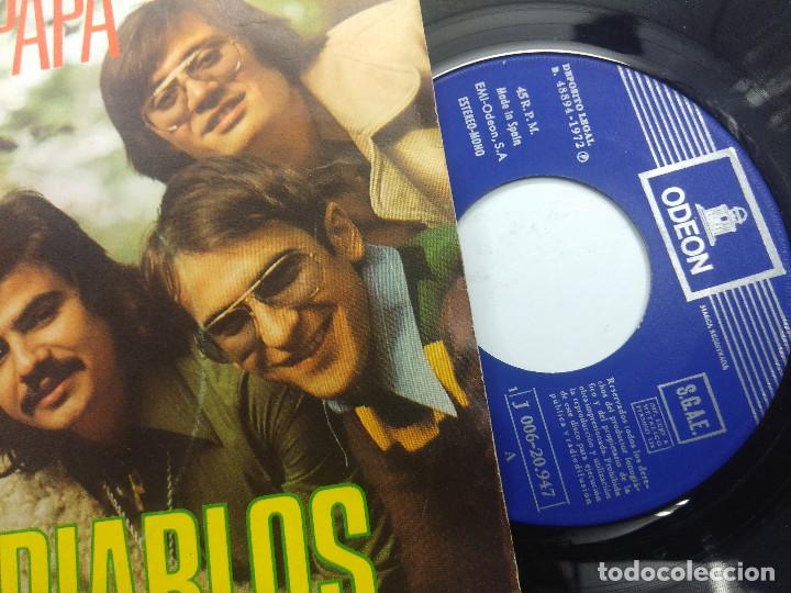Discos de vinilo: LOS DIABLOS/NI&Ntilde;A DE PAPA/SINGLE. - Foto 2