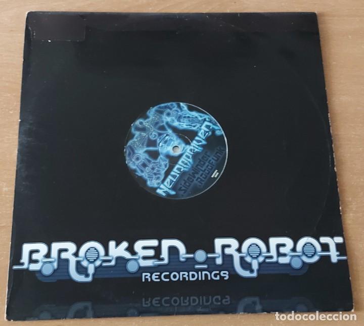 Discos de vinilo: MAXI VINILO 12&rdquo; NEURODRIVER SIDEWINDER ROBOFUNK Broken Robot A&Ntilde;O 2009 UK - Foto 1