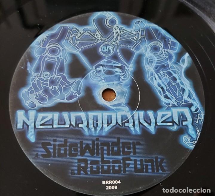 Discos de vinilo: MAXI VINILO 12&rdquo; NEURODRIVER SIDEWINDER ROBOFUNK Broken Robot A&Ntilde;O 2009 UK - Foto 2