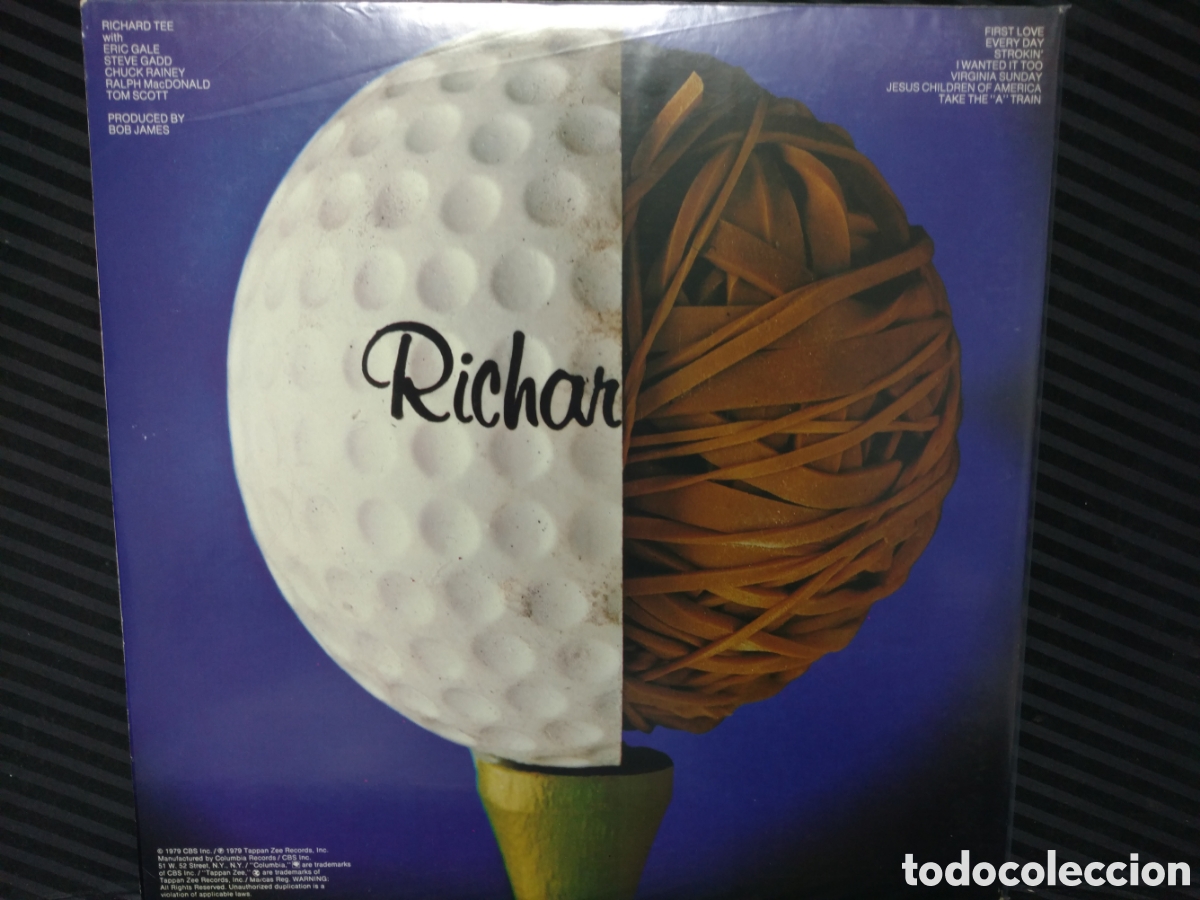 Discos de vinilo: Richard Tee - Strokin (LP, Album) - Foto 2