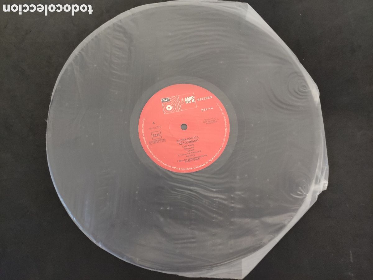 Discos de vinilo: Apaixonado - Baden Powell - BASF 1975 - Foto 6