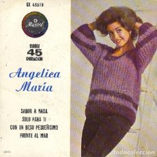 Discos de vinilo: ANGÉLICA MARÍA - SABOR A NADA; SOLO PARA TI; FRENTE AL MAR + 1 - MUSART 45570 (ED. MEXICANA)-1964. Lote 362765400