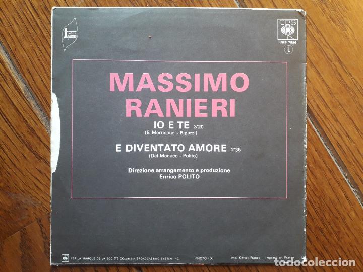 Discos de vinilo: Massimo Ranieri - i o e te + e diventato amore - Foto 2