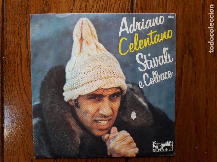 Discos de vinilo: Adriano Celentano - stivali e colbaco + amor no - Foto 1