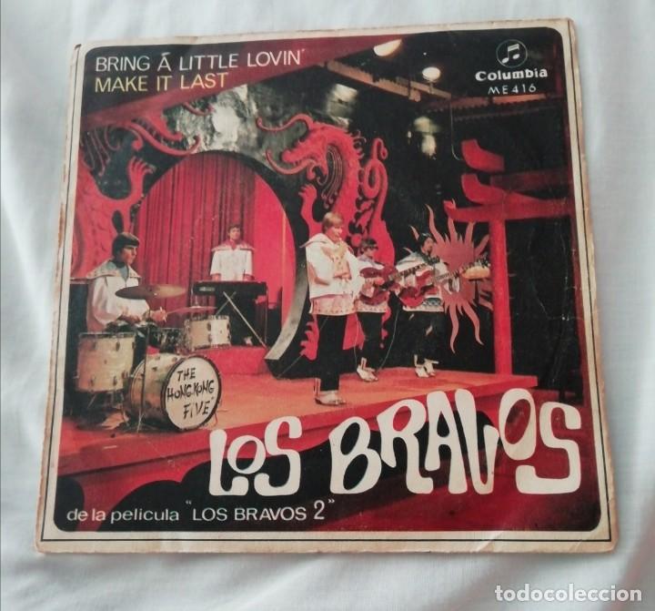 Discos de vinilo: Single los bravos bri g a little lovin - Foto 1