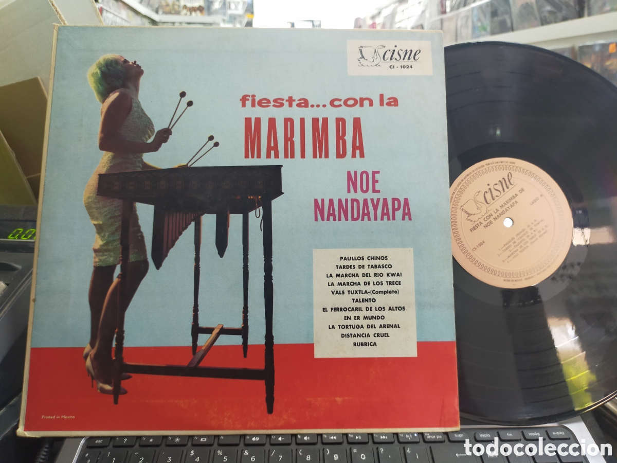 Vinyl records: Noe nandayapa lp fiesta...con la marimba M&eacute;xico