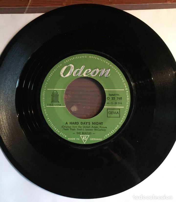 Discos de vinilo: BEATLES - A HARD.../THINGS WE SAID..., single 7&rdquo; edic germany - Foto 2