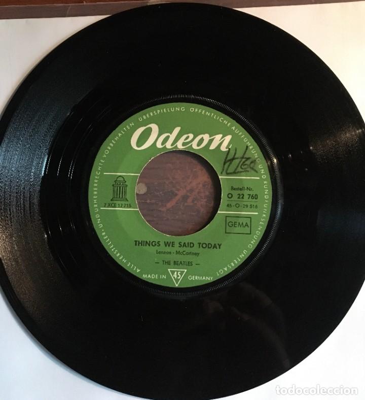 Discos de vinilo: BEATLES - A HARD.../THINGS WE SAID..., single 7&rdquo; edic germany - Foto 4