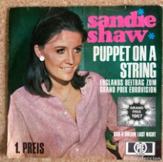 Discos de vinilo: SANDIE SHAW - EUROVISION 1967. Lote 362804585
