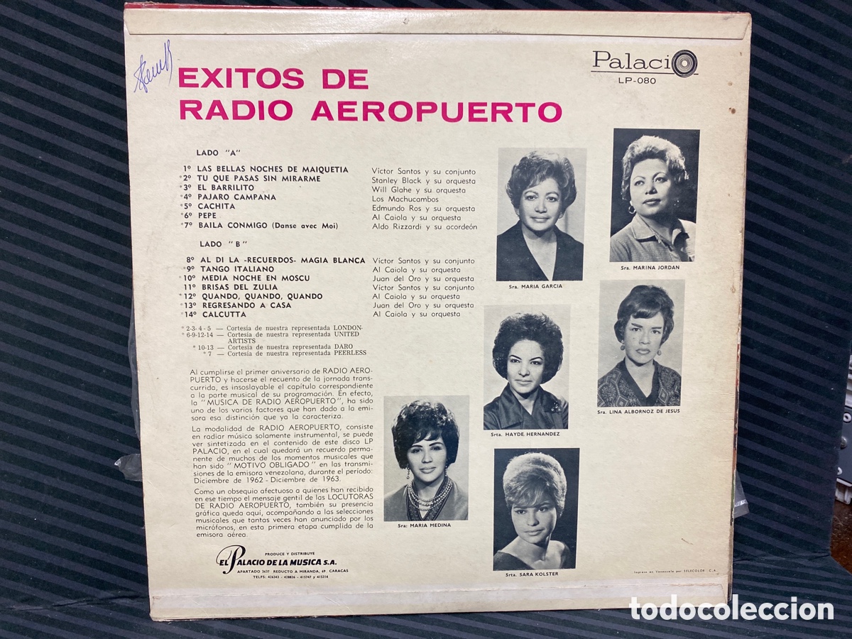 Discos de vinilo: Various - Exitos De Radio Aeropuerto (LP, Comp) - Foto 2