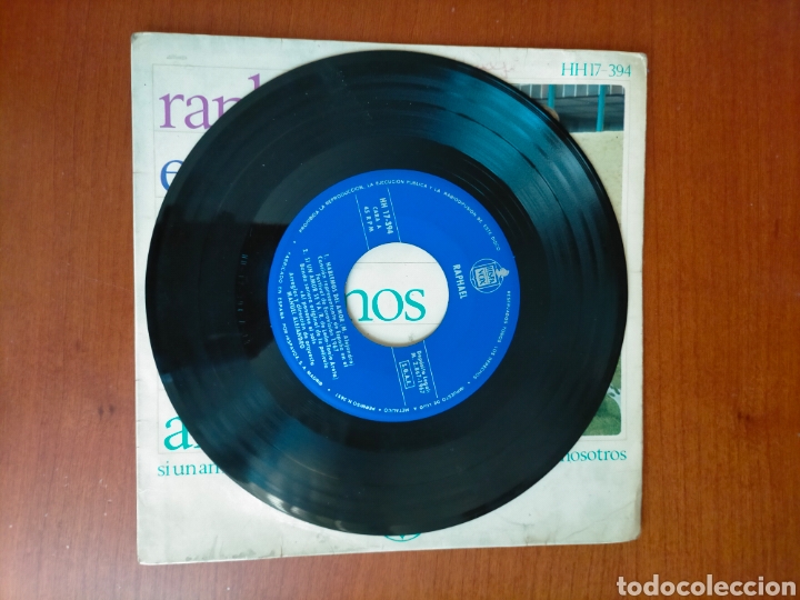 Discos de vinilo: Single Disco de Vinilo RAPHAEL EUROVISION 67. Hablemos del amor - Foto 3
