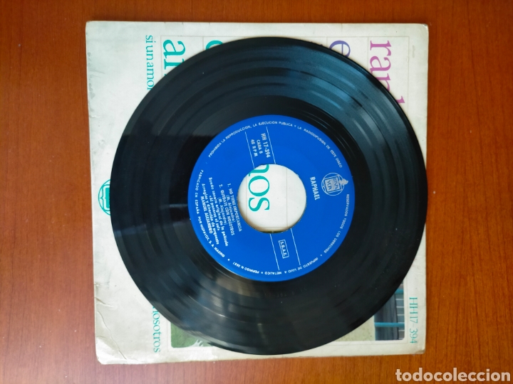 Discos de vinilo: Single Disco de Vinilo RAPHAEL EUROVISION 67. Hablemos del amor - Foto 4