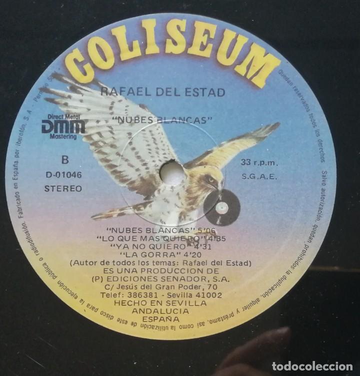 Discos de vinilo: Rafael Del Estad, Nubes Blancas, Coliseum D-01046 - Foto 7