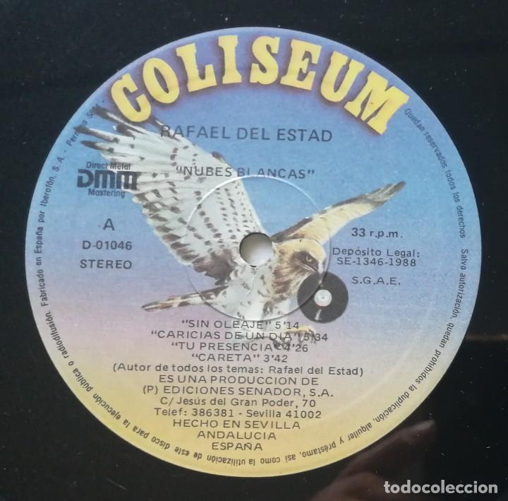Discos de vinilo: Rafael Del Estad, Nubes Blancas, Coliseum D-01046 - Foto 9