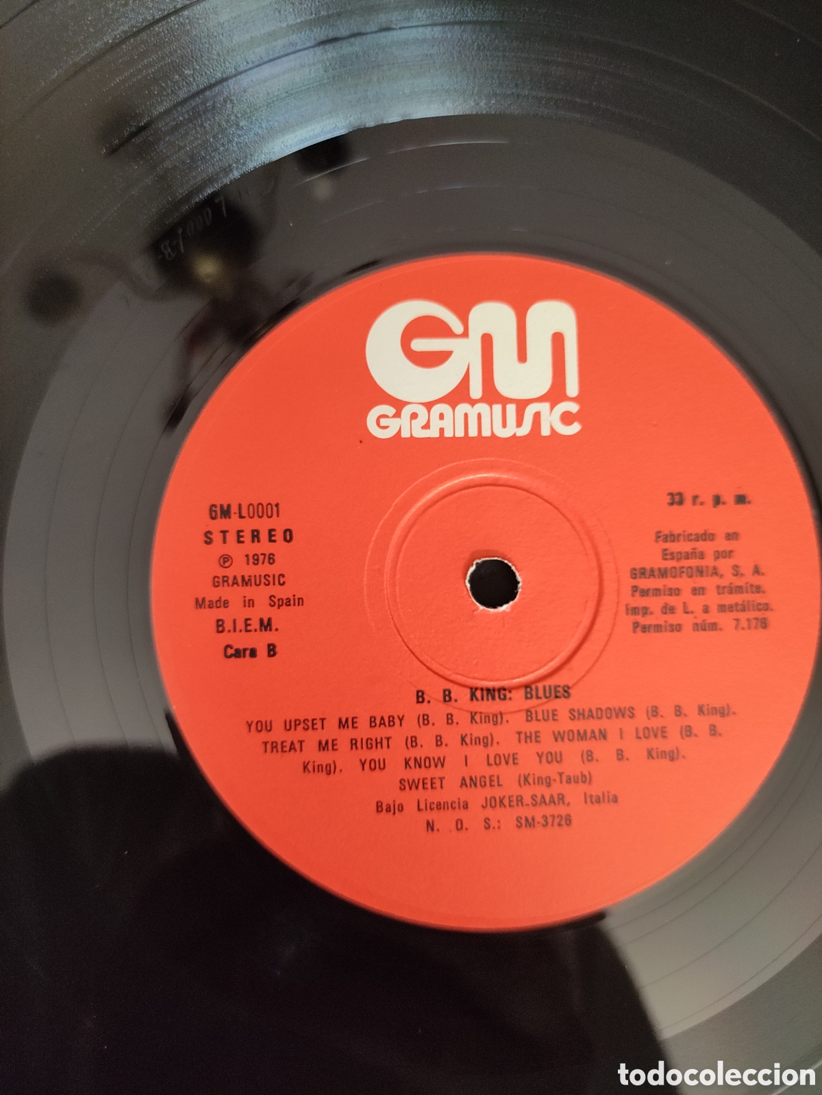 Discos de vinilo: B. B. King / Blues - Gramusic 1976 - Foto 4