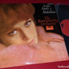 Discos de vinilo: THE ROMANSTRING ORCHESTRA ARPA AMOR Y MELODIAS LP 1966 POLYDOR ESPAÑA SPAIN EXCELENTE ESTADO. Lote 362886720